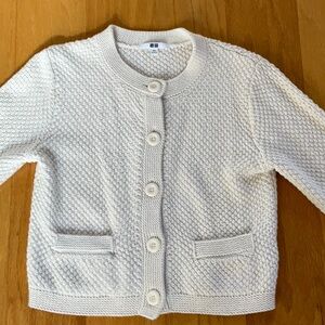 Uniqlo Short Knit Jacket Cardigan XXS